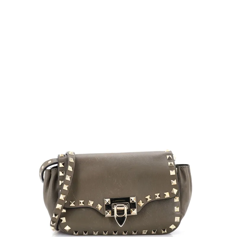 Rockstud Flip Lock Flap Bag Leather Mini made by Valentino Garavani