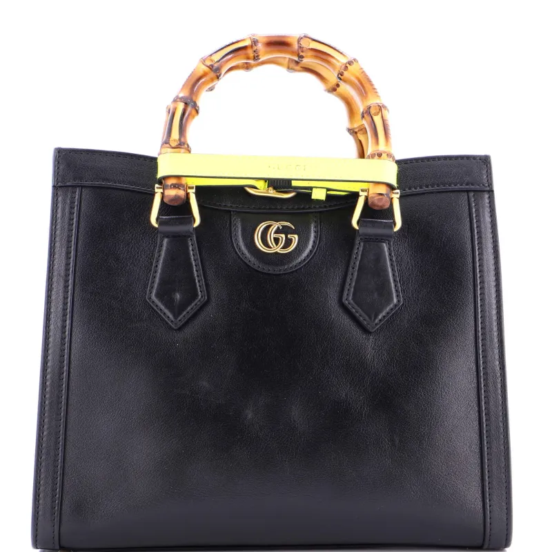 Diana NM Bamboo Handle Tote Leather Small made by Gucci