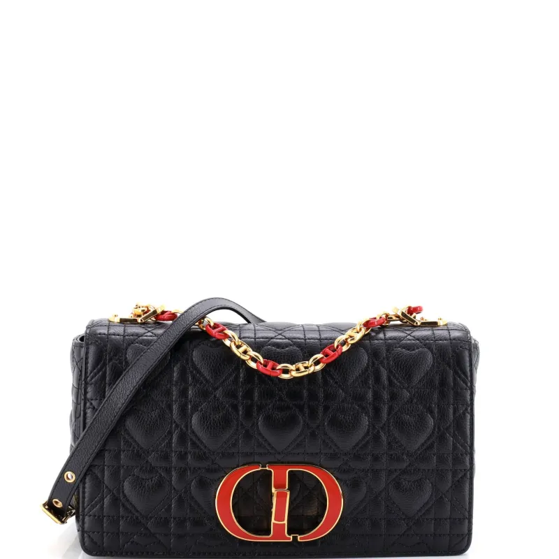 Caro Bag Cannage Quilt Calfskin New Medium made by Dior