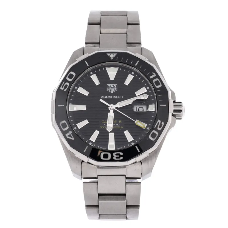 Aquaracer Professional 300M Calibre 5 Automatic Watch Stainless Steel and Ceramic 43 made by Tag Heuer