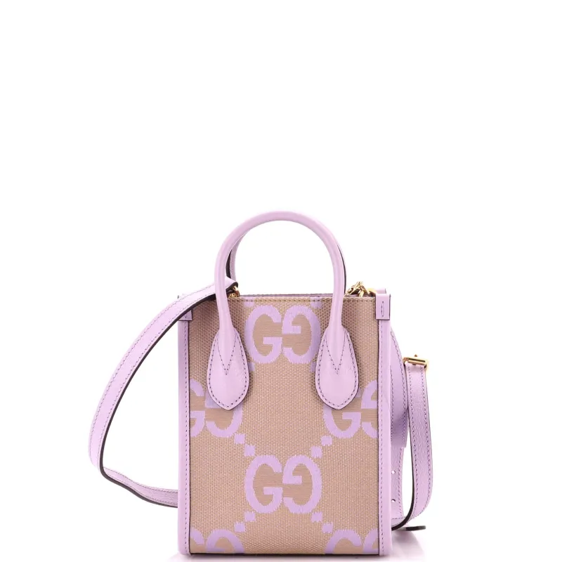 Vertical Tote Jumbo GG Canvas Mini made by Gucci