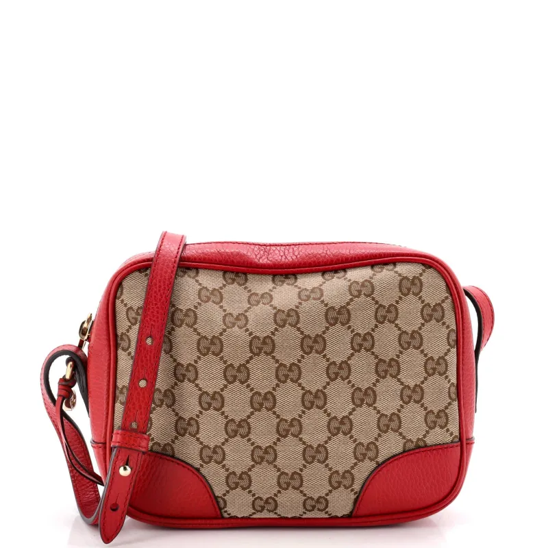 Bree Disco Crossbody Bag GG Canvas with Leather Mini made by Gucci