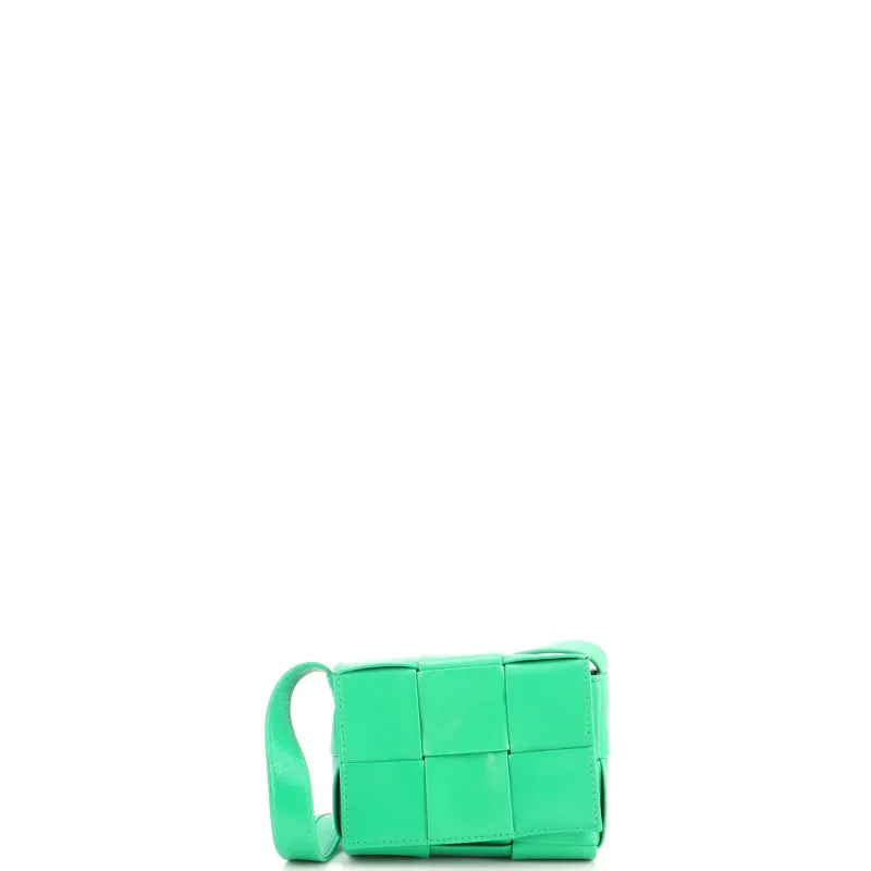 Cassette Crossbody Bag Maxi Intrecciato Leather Candy made by Bottega Veneta
