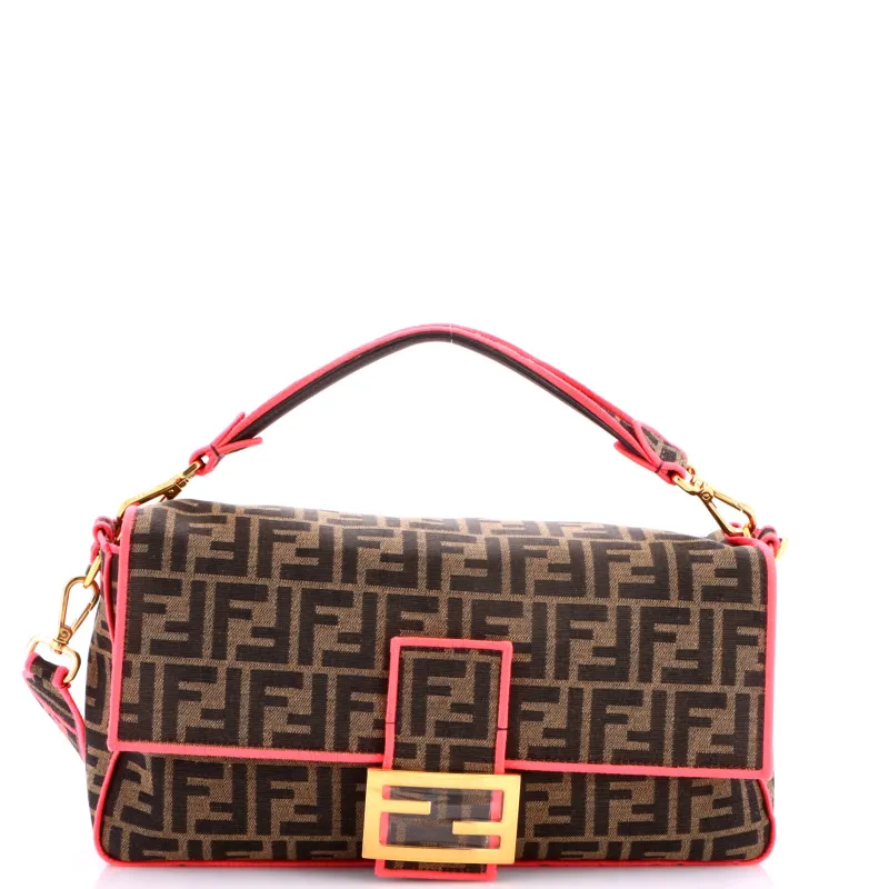 Baguette NM Bag Zucca Canvas Large made by Fendi