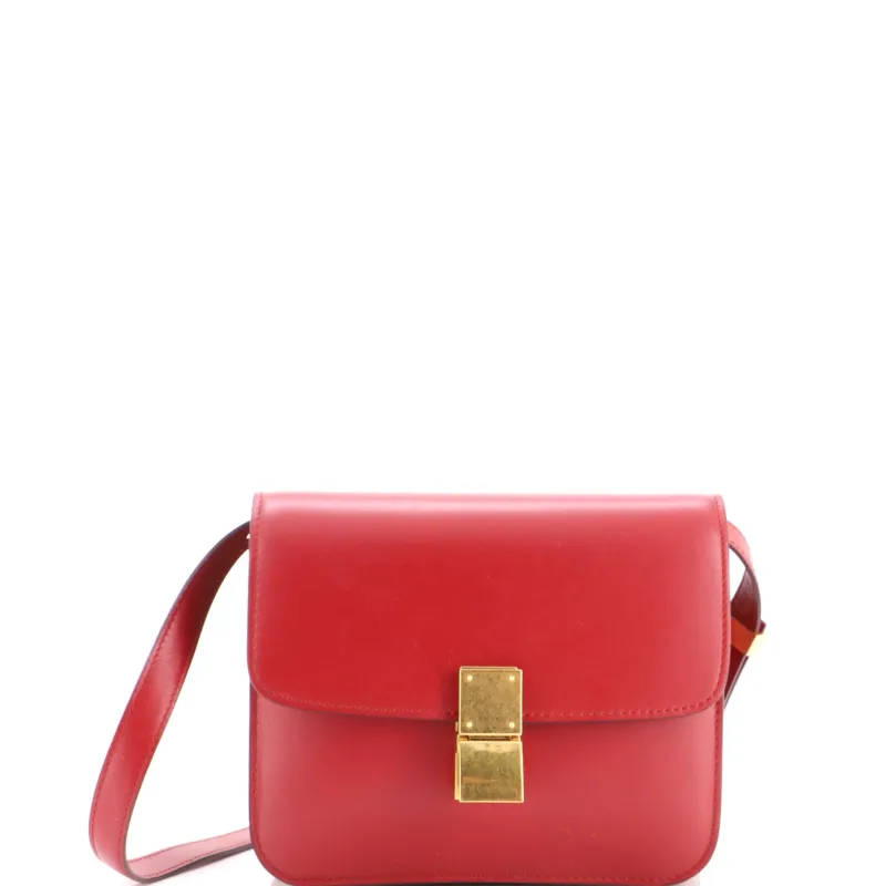 Classic Box Bag Smooth Leather Teen made by Celine