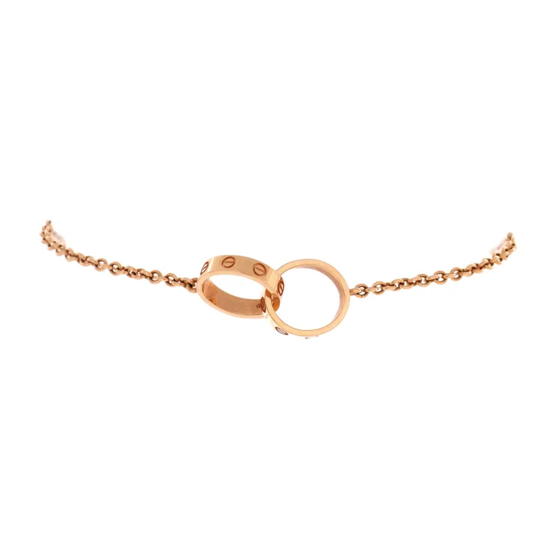 Love Interlocking Bracelet 18K Rose Gold made by Cartier
