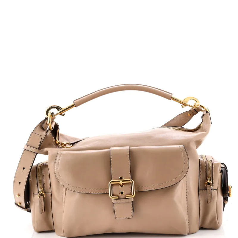 Camera Shoulder Bag Leather Large made by Chloe