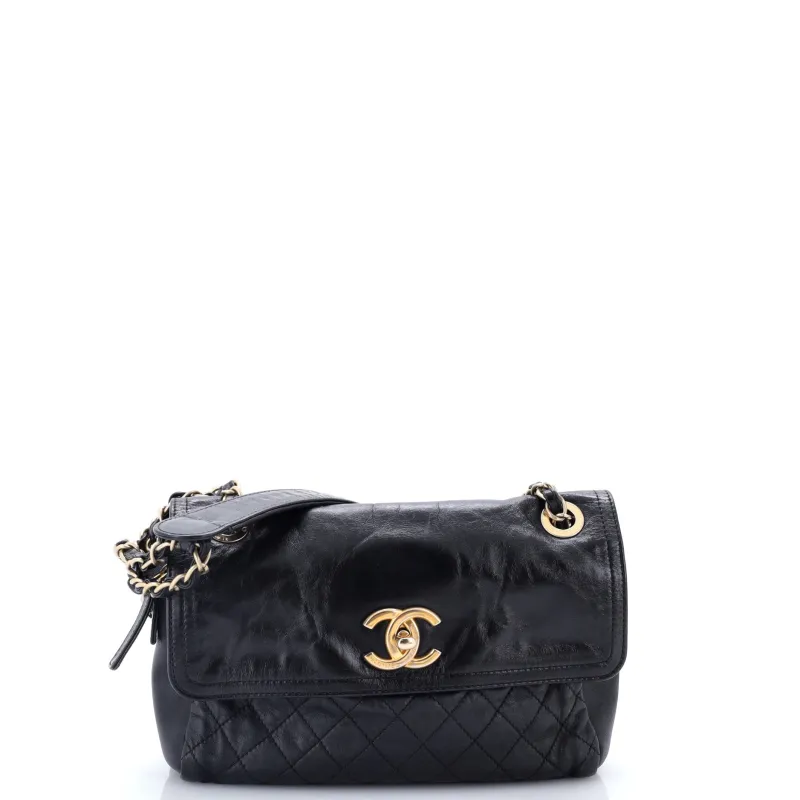 In the Mix Flap Bag Quilted Calfskin Small made by Chanel