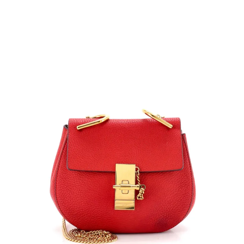 Drew Crossbody Bag Leather Small made by Chloe
