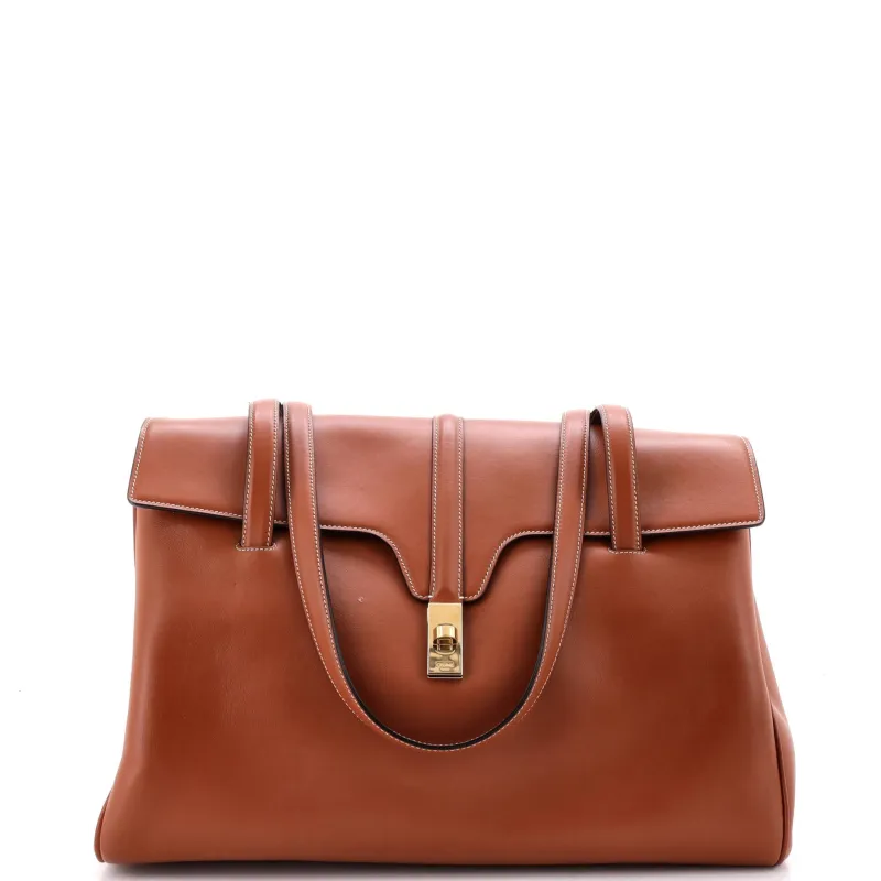 Soft 16 Bag Smooth Calfskin Large made by Celine