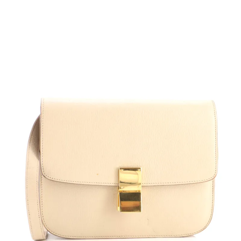 Classic Box Bag Grainy Leather Medium made by Celine