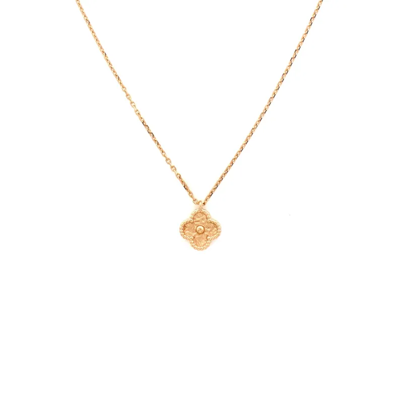 Sweet Alhambra Pendant Necklace 18K Rose Gold made by Van Cleef & Arpels