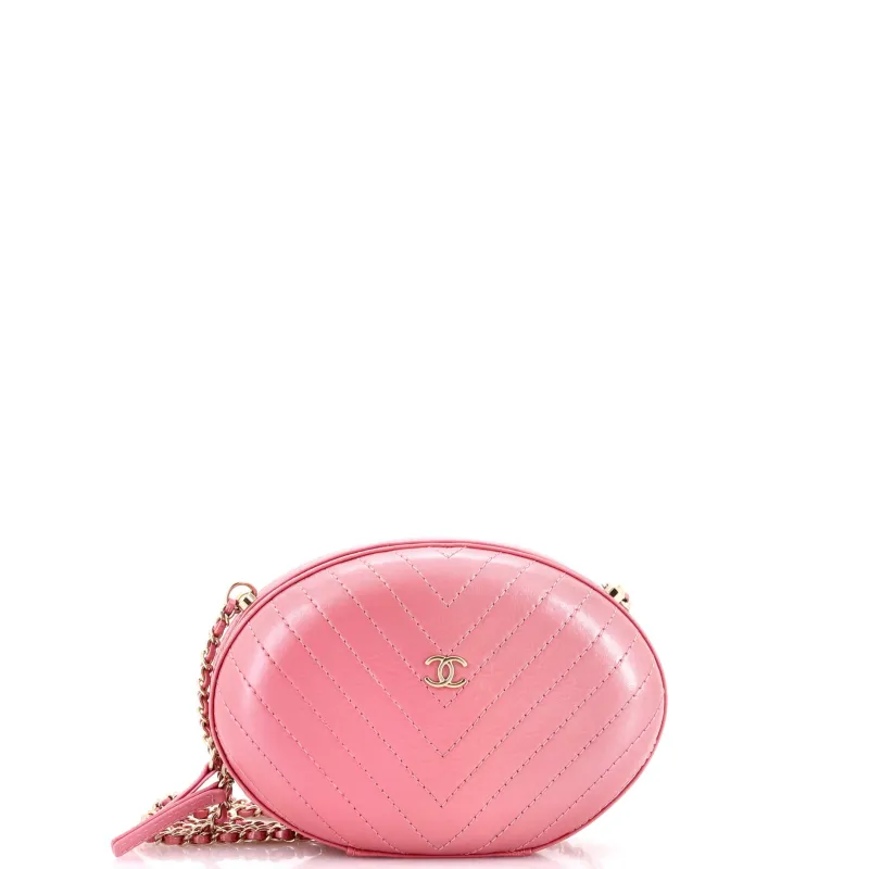 La Pausa Evening Bag Chevron Leather made by Chanel