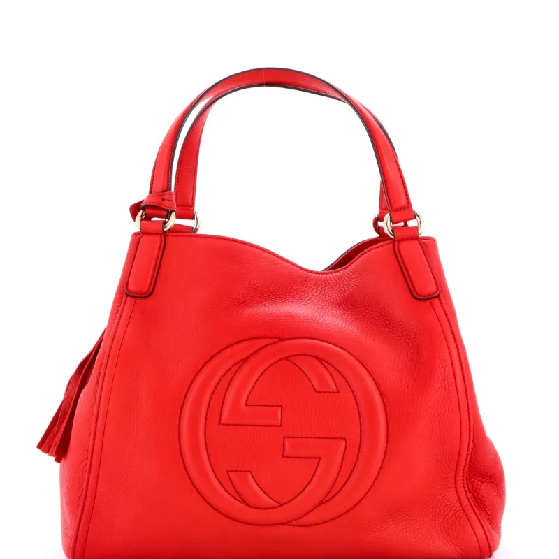 Soho Shoulder Bag Leather Medium made by Gucci