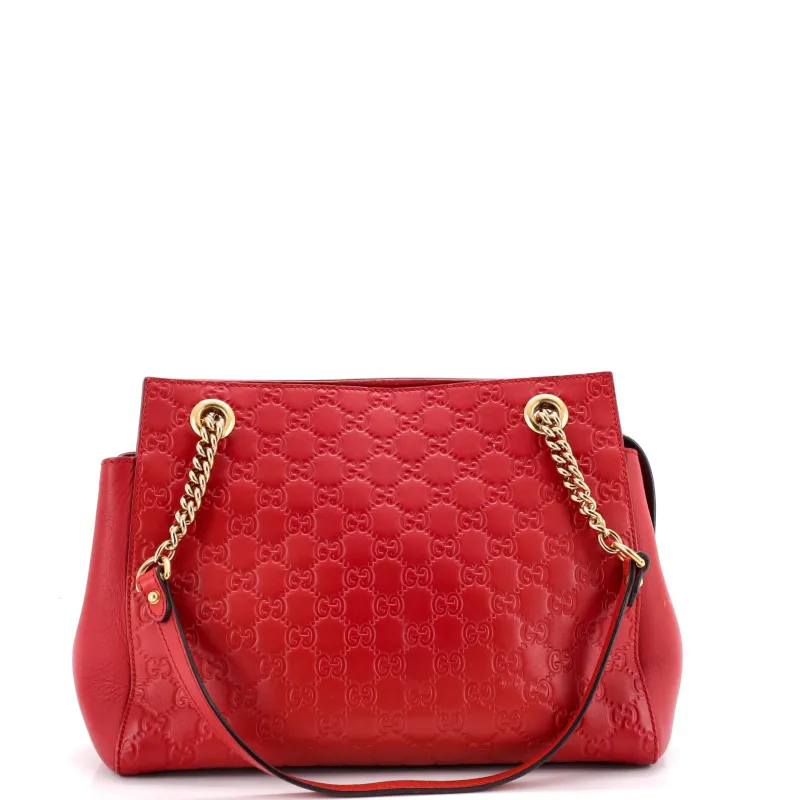 Soft Signature Shoulder Bag Guccissima Leather Medium made by Gucci