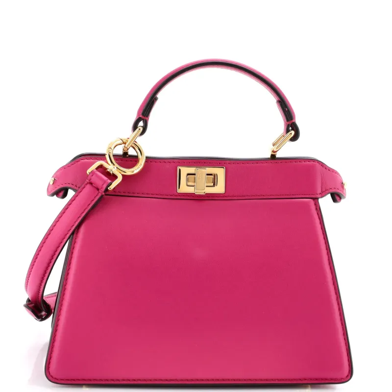 Peekaboo ISeeU Bag Leather Petite made by Fendi