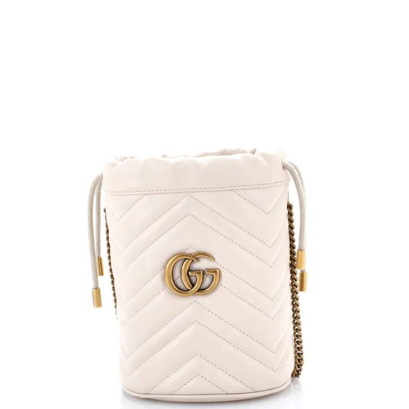 GG Marmont Bucket Bag Matelasse Leather Mini made by Gucci