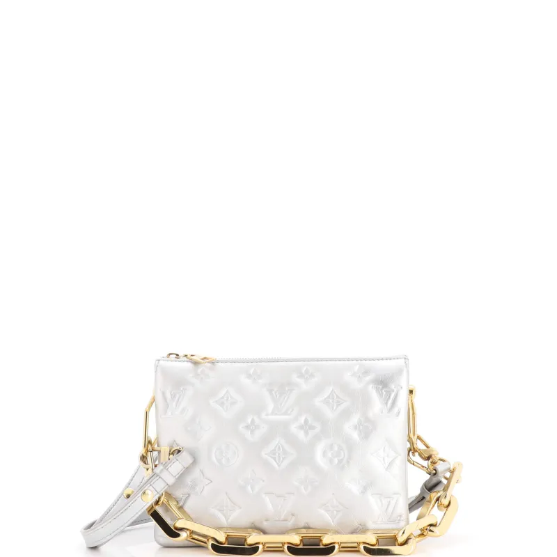 Coussin Bag Monogram Embossed Lambskin BB made by Louis Vuitton