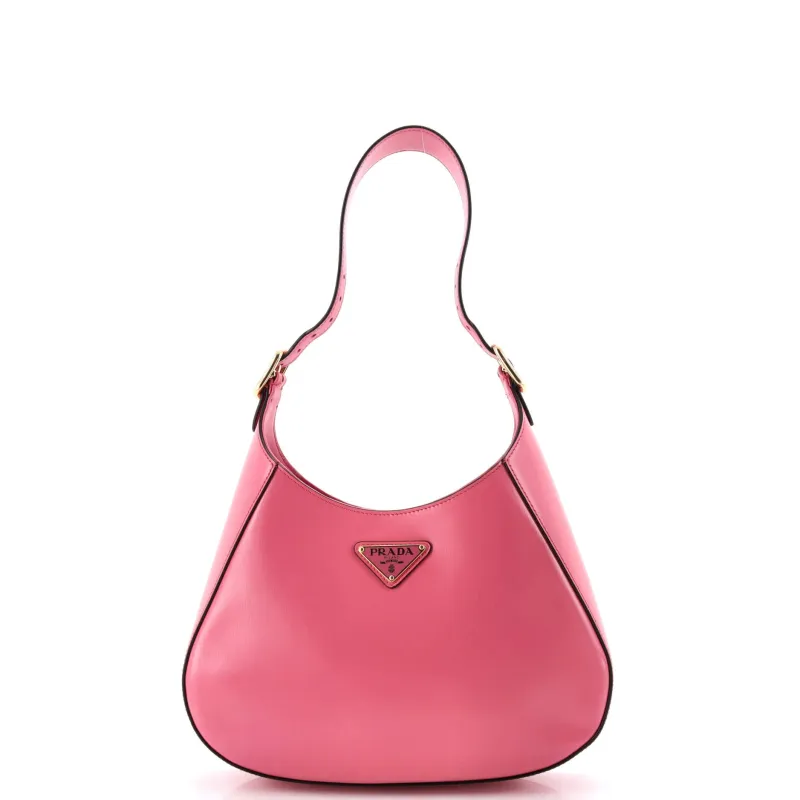 Cleo Shoulder Bag Box Calf Medium made by Prada