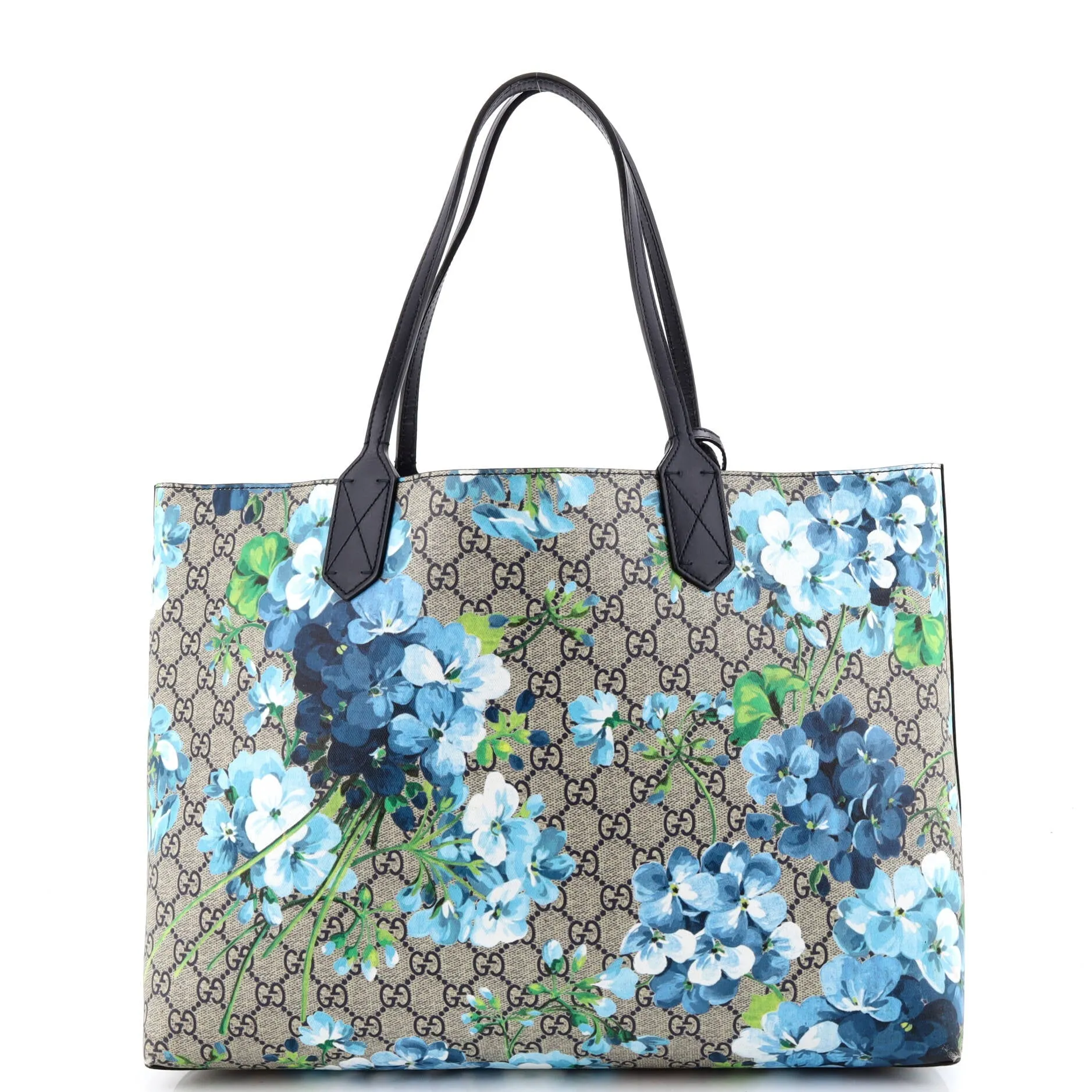 Reversible Tote Blooms GG Print Leather Medium sold by Zulily product image thumbnail 3