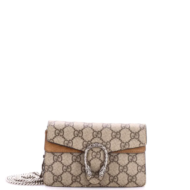 Dionysus Bag GG Coated Canvas Super Mini made by Gucci
