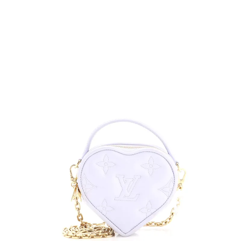 Pop My Heart Pouch Bag Bubblegram Leather made by Louis Vuitton