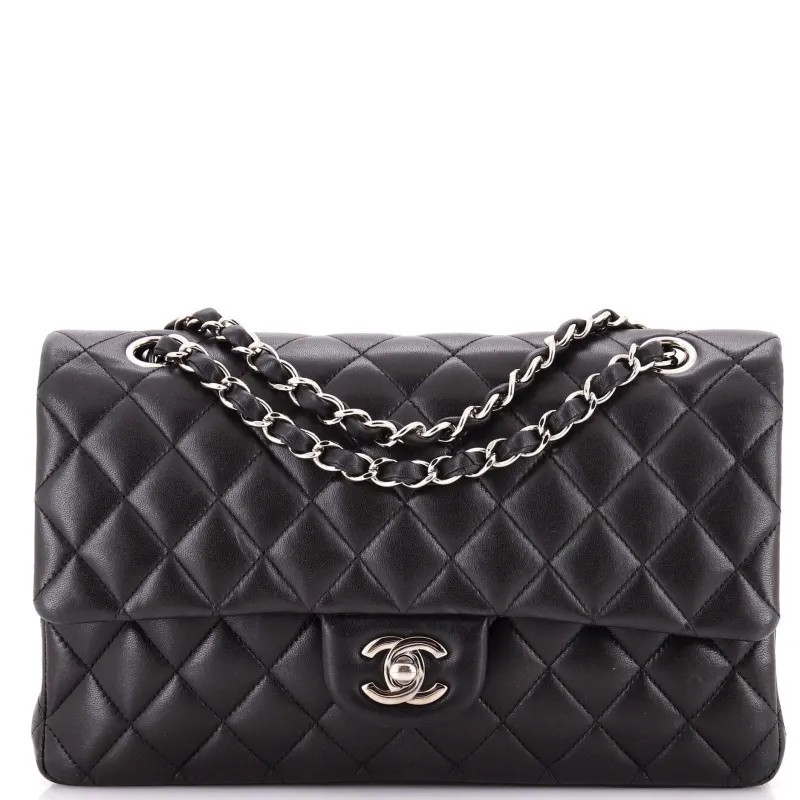 Classic Double Flap Bag Quilted Lambskin Medium made by Chanel