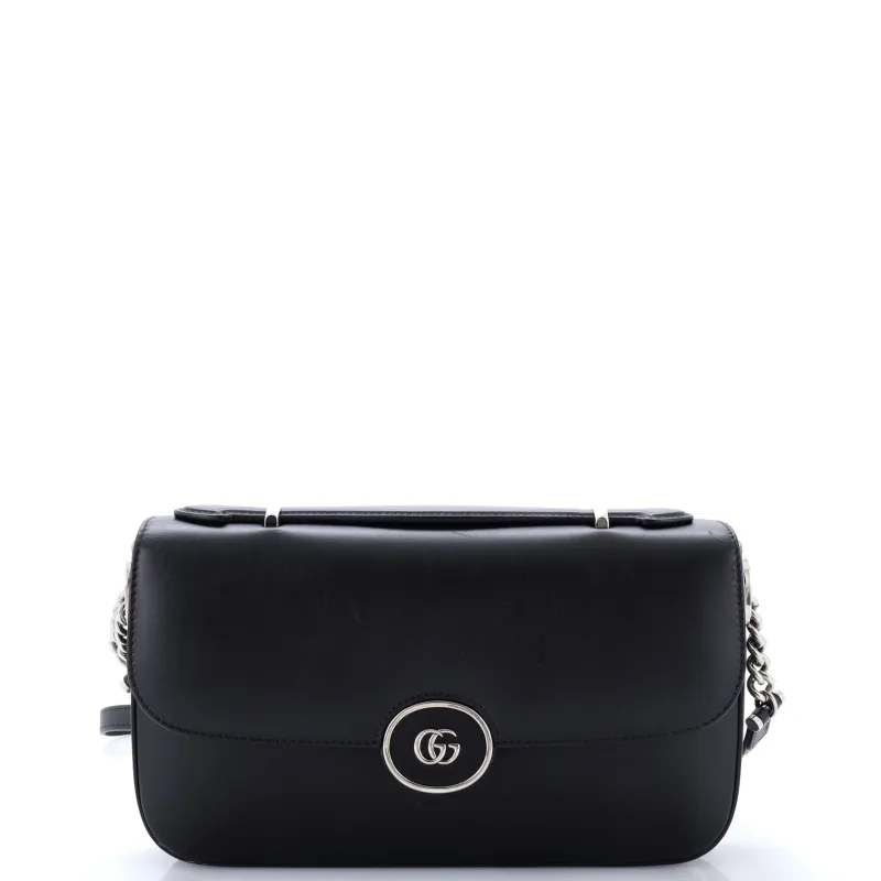 Petite GG Flap Shoulder Bag Leather Small made by Gucci