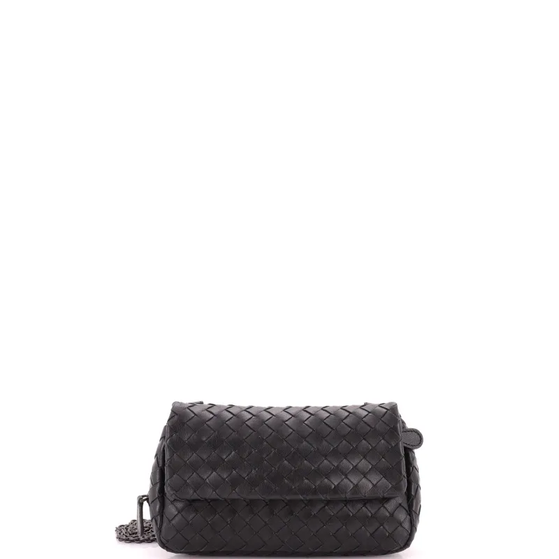 Expandable Chain Crossbody Bag Intrecciato Nappa Small made by Bottega Veneta