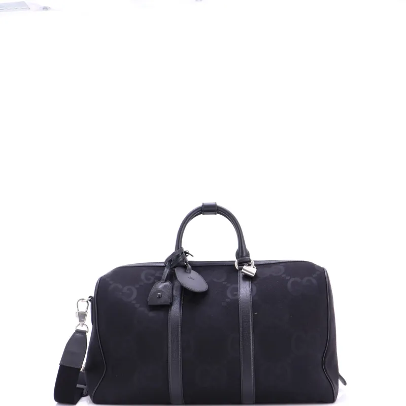 Convertible Duffle Bag Jumbo GG Canvas Small made by Gucci