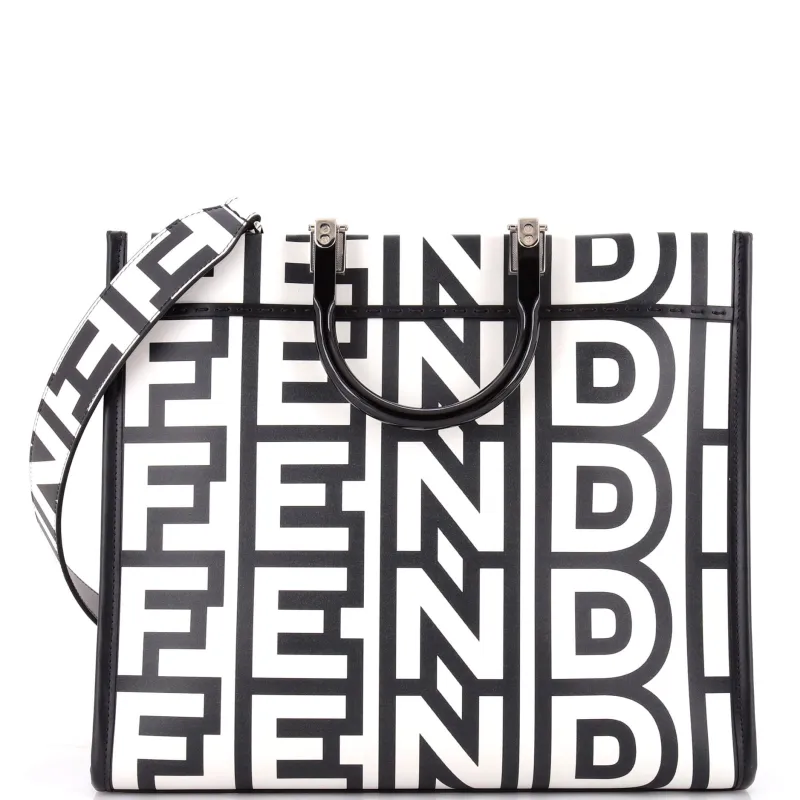 x Marc Jacobs Sunshine Shopper Tote Printed Leather Medium made by Fendi