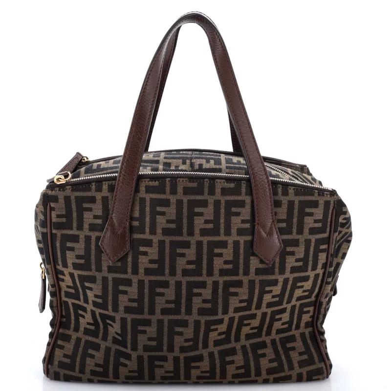 Double Zip Tote Zucca Canvas Medium made by Fendi