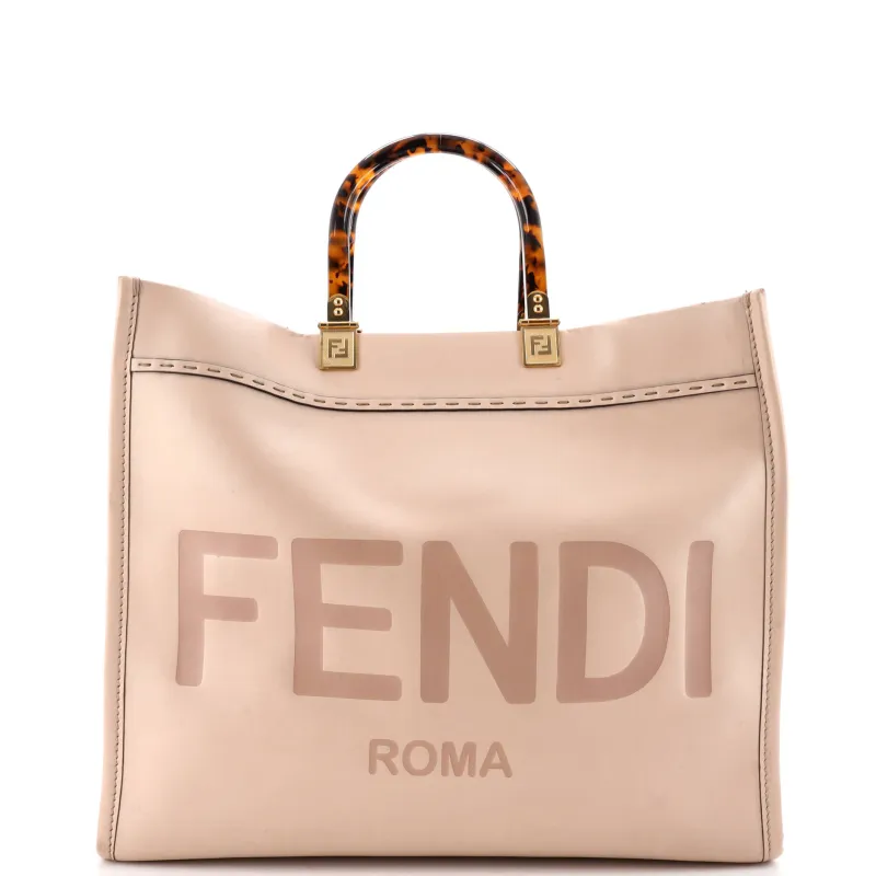 Sunshine Shopper Tote Leather Medium made by Fendi