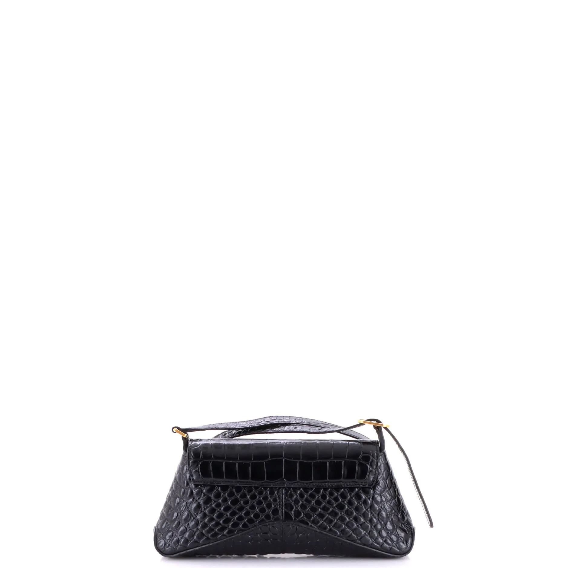 XX Flap Street Shoulder Bag Crocodile Embossed Leather Small sold by Zulily product image thumbnail 3