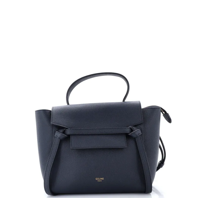 Belt Bag Textured Leather Nano made by Celine