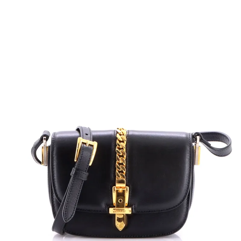 Sylvie 1969 Shoulder Bag Leather Mini made by Gucci