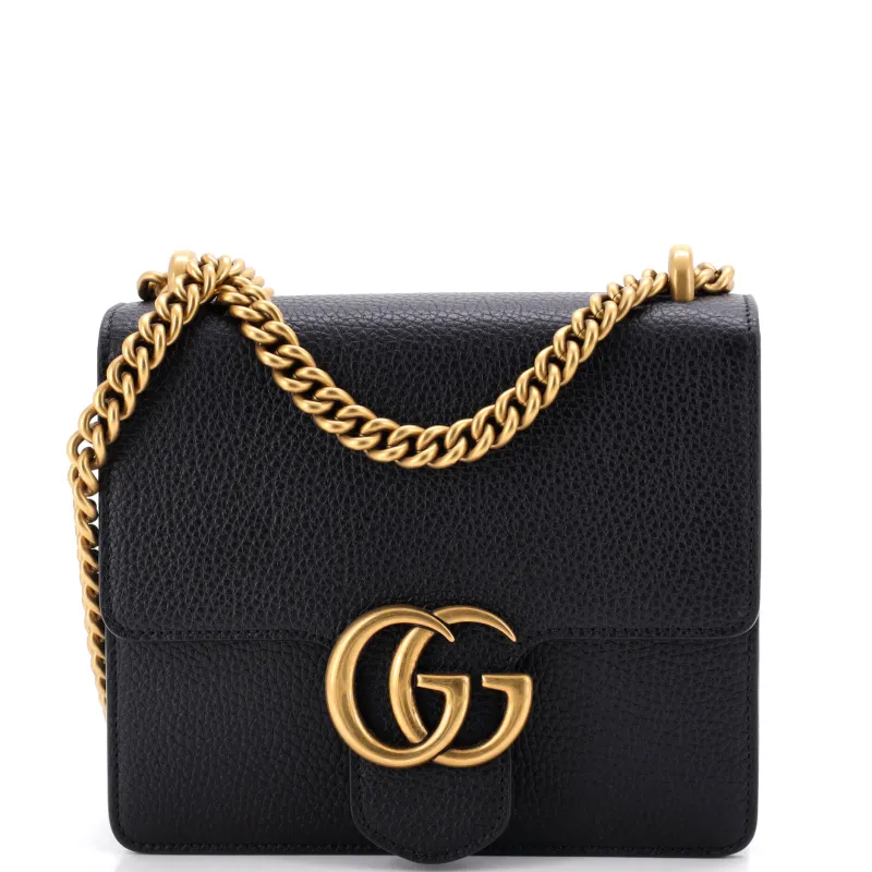 GG Marmont Chain Shoulder Bag Leather Small made by Gucci