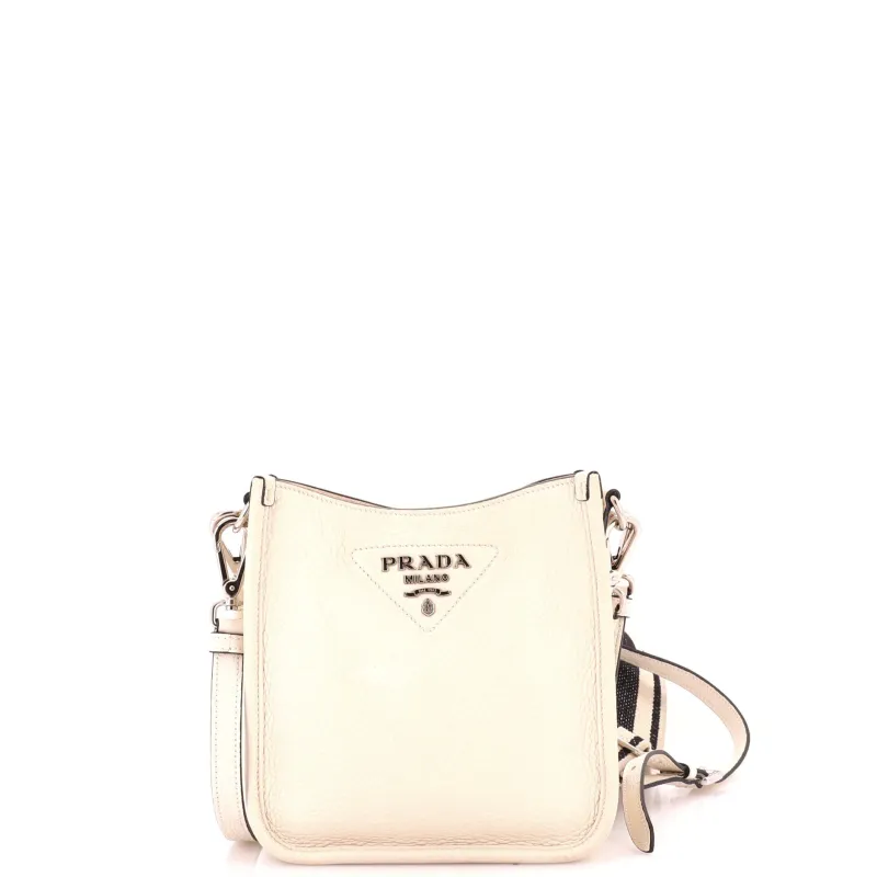 Logo Strap Crossbody Bag Vitello Daino Mini made by Prada
