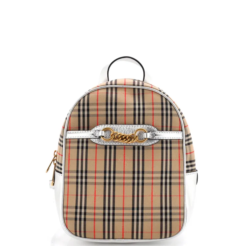 Link Backpack 1983 Knight Check Canvas Medium made by Burberry