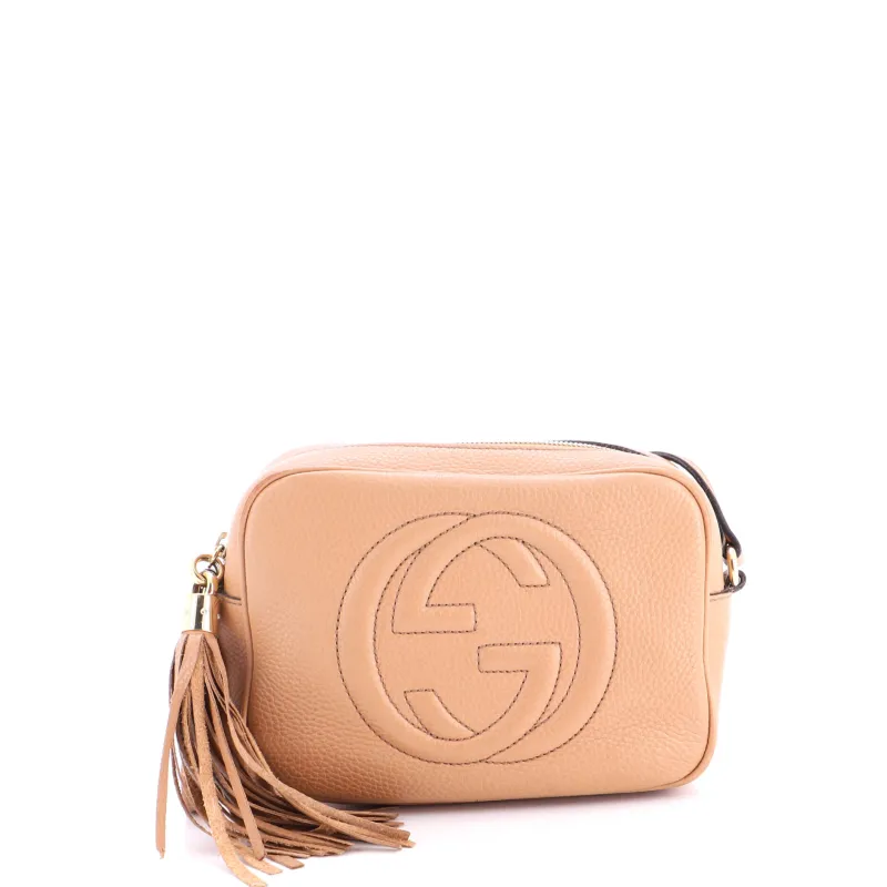 Soho Disco Crossbody Bag Leather Small made by Gucci
