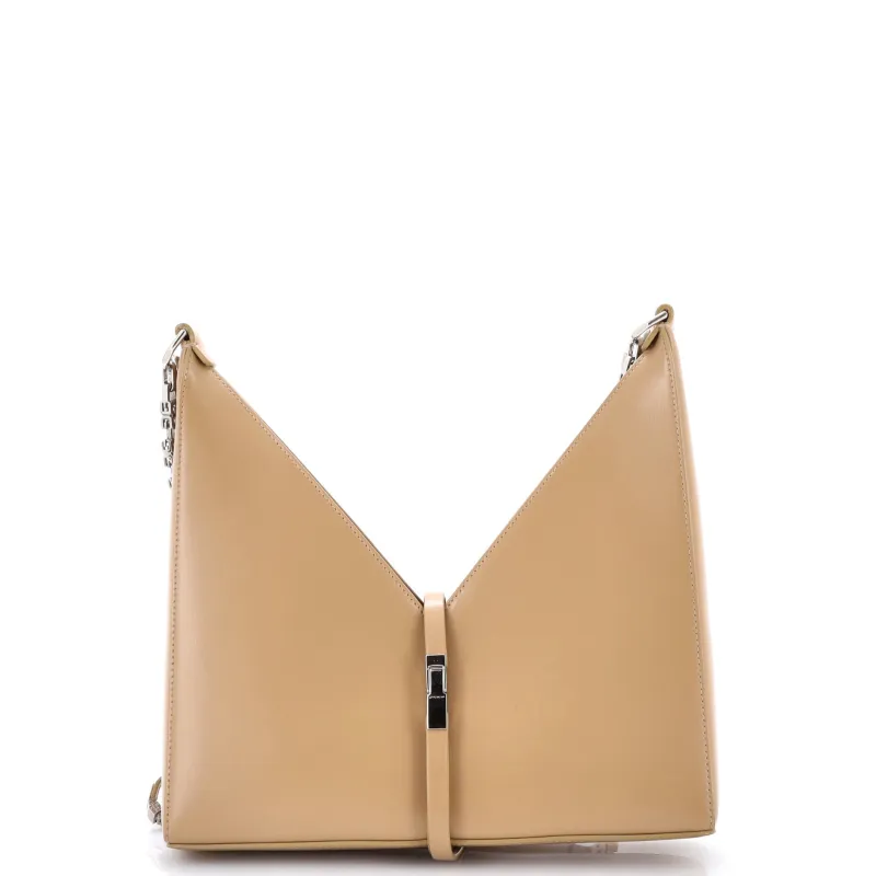 Cut Out Shoulder Bag Leather Small made by Givenchy