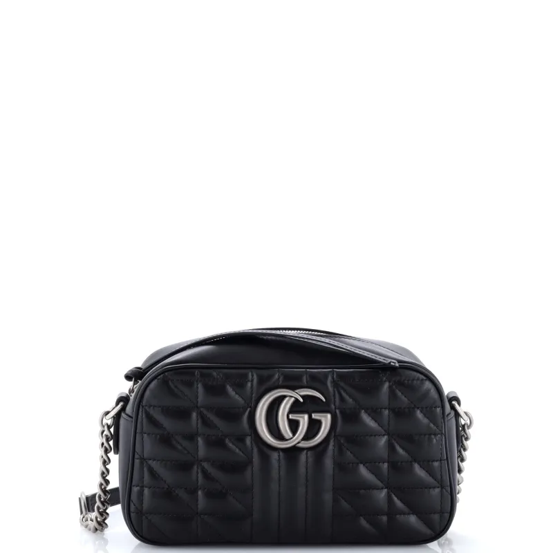 GG Marmont Shoulder Bag Mixed Matelasse Leather Small made by Gucci