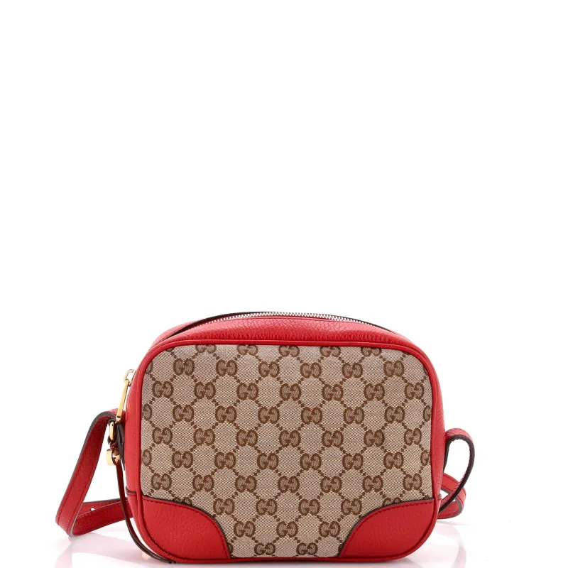 Bree Disco Crossbody Bag GG Canvas with Leather Mini made by Gucci
