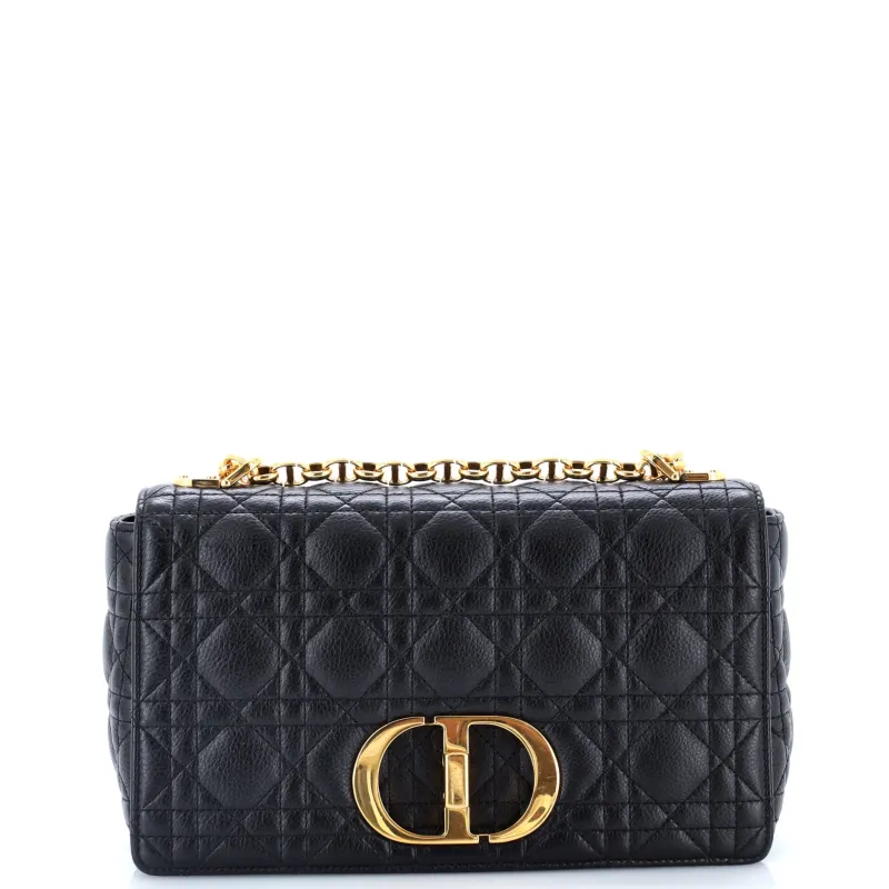 Caro Bag Cannage Quilt Calfskin New Medium made by Dior