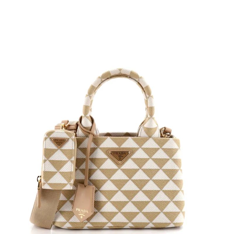Symbole Tote Jacquard Small made by Prada