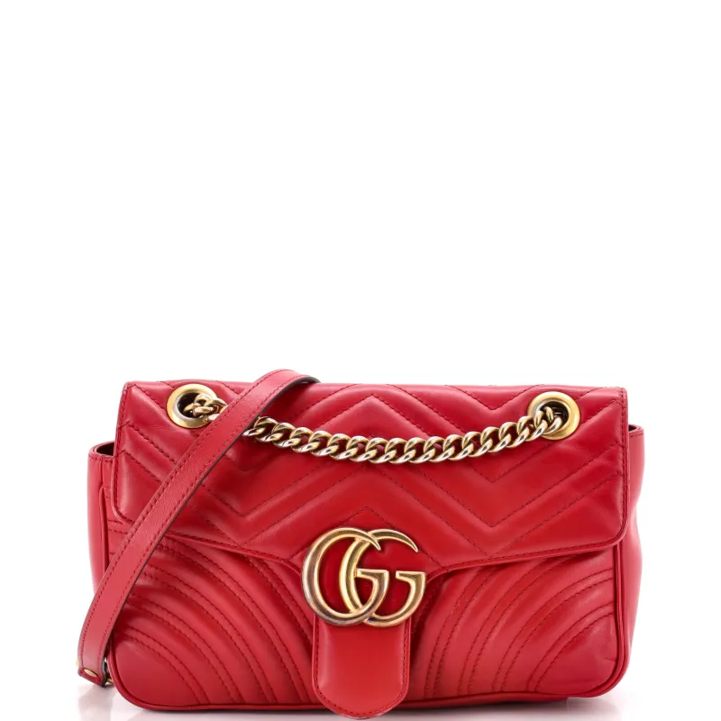 GG Marmont Flap Bag Matelasse Leather Medium made by Gucci