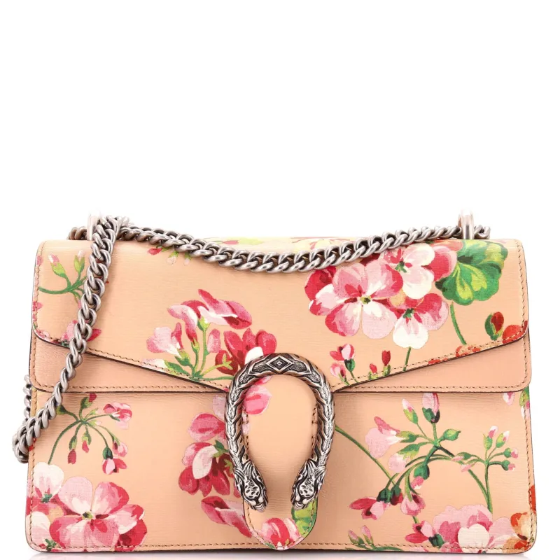 Dionysus Bag Blooms Print Leather Small made by Gucci