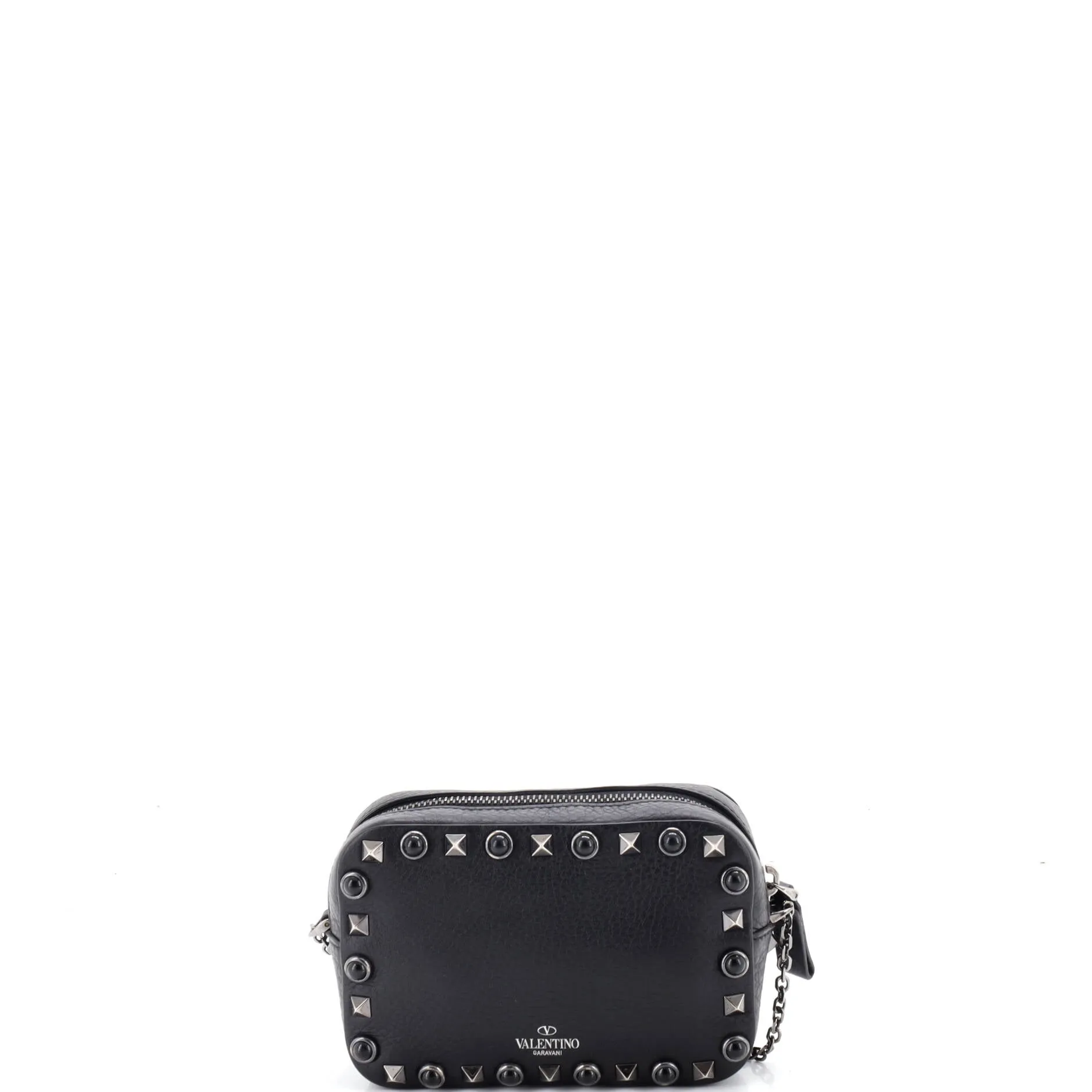 Rolling Rockstud Camera Crossbody Bag Leather with Cabochons sold by Zulily product image thumbnail 3