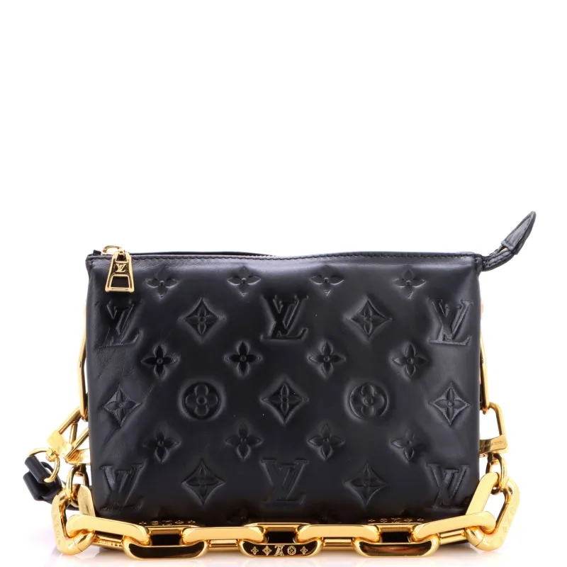 Coussin Bag Monogram Embossed Lambskin BB made by Louis Vuitton