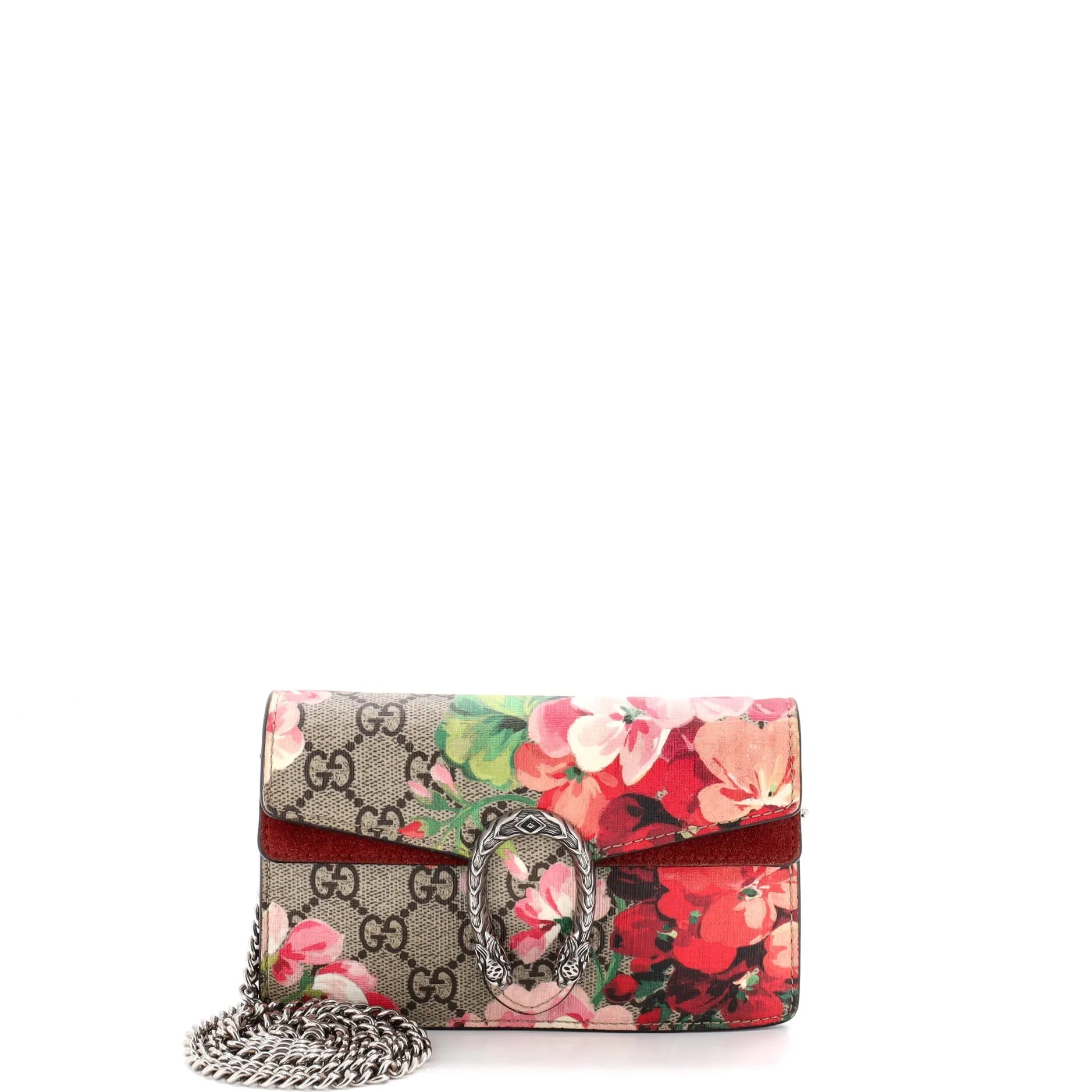 Dionysus Bag Blooms Print GG Coated Canvas Super Mini sold by Zulily